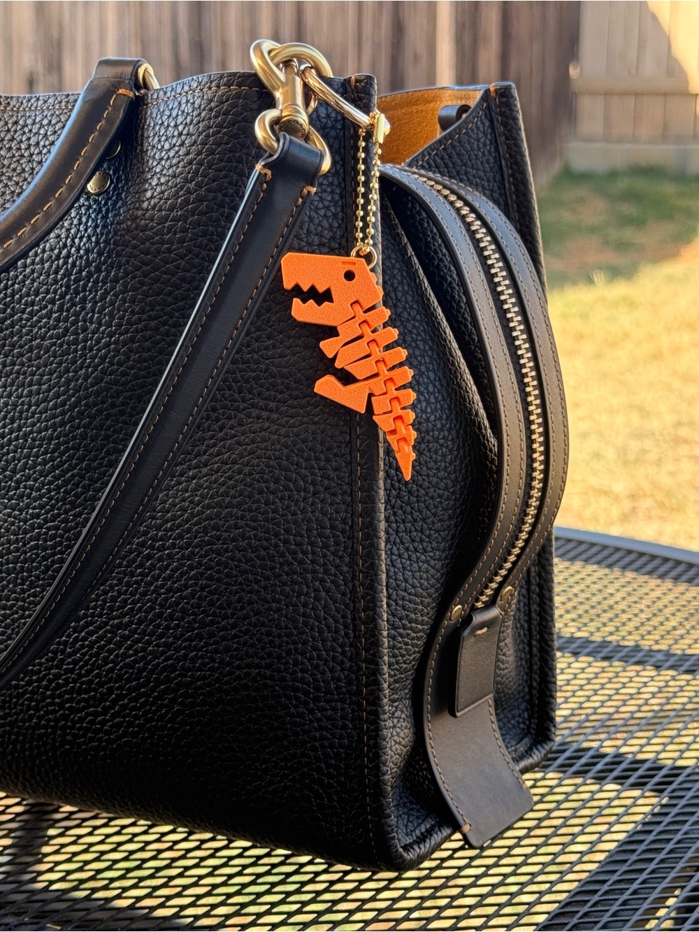 Flexy Sexy Rexy Dinosaur T-Rex Keychain Ball Chain Bag Charm
